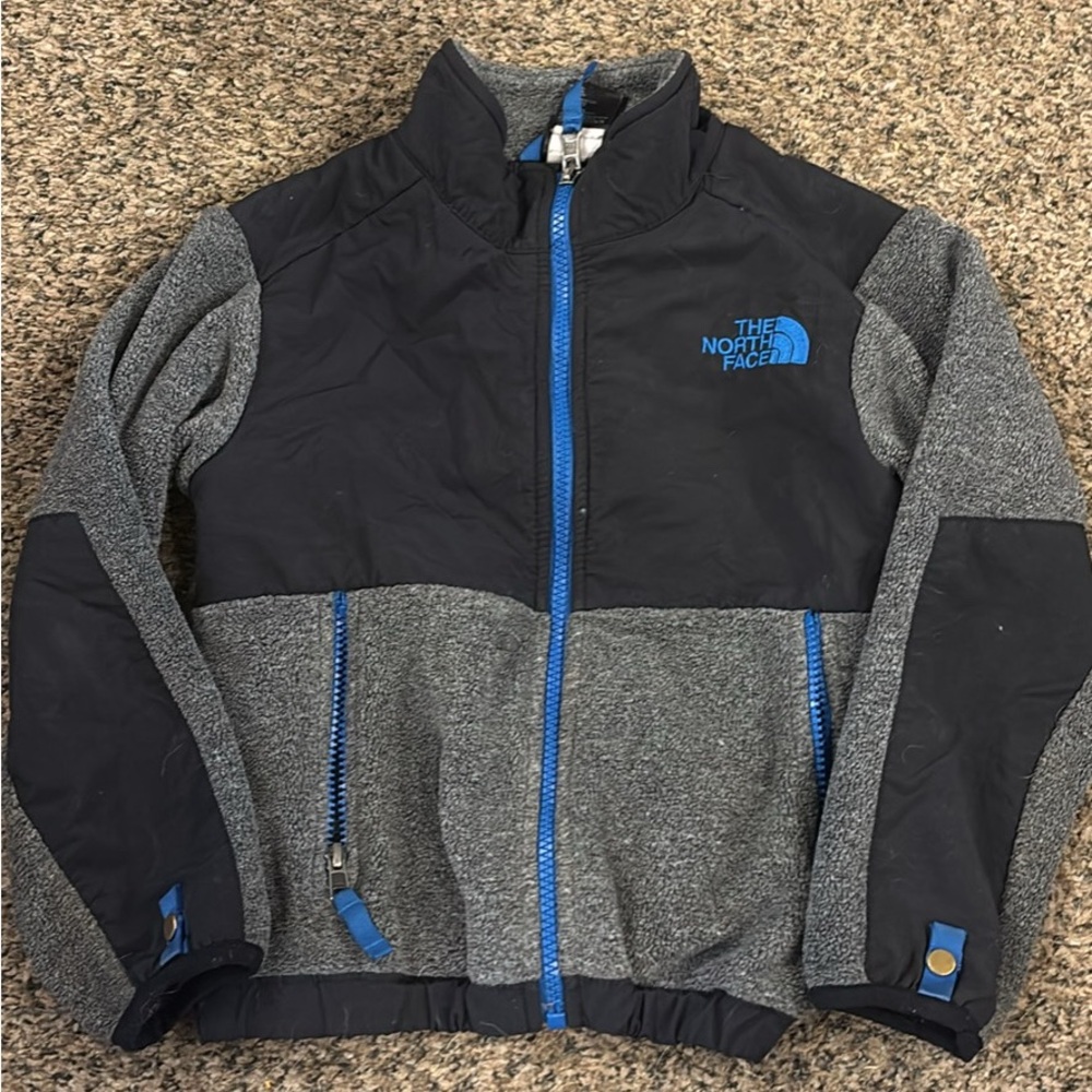 The North Face Kids' Black and Gray Puffer Jacket